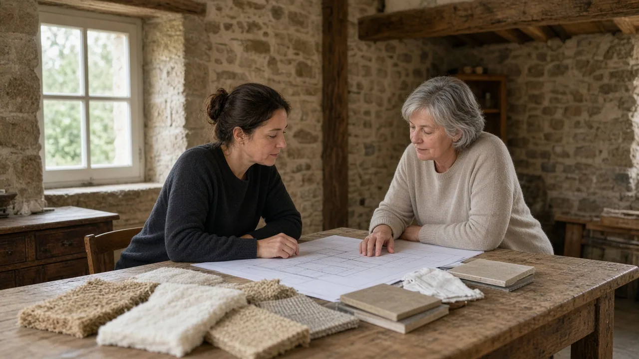 Échange autour d’un projet de rénovation
