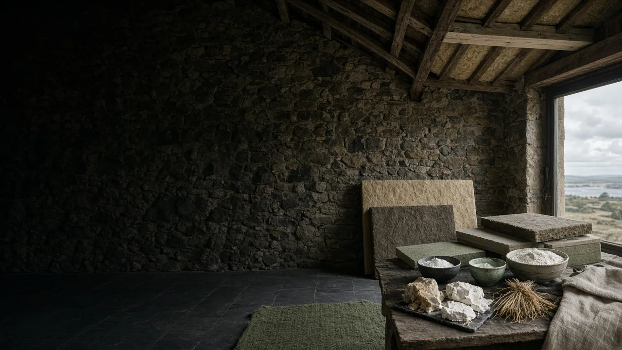 Maison bretonne en pierre et matériaux naturels