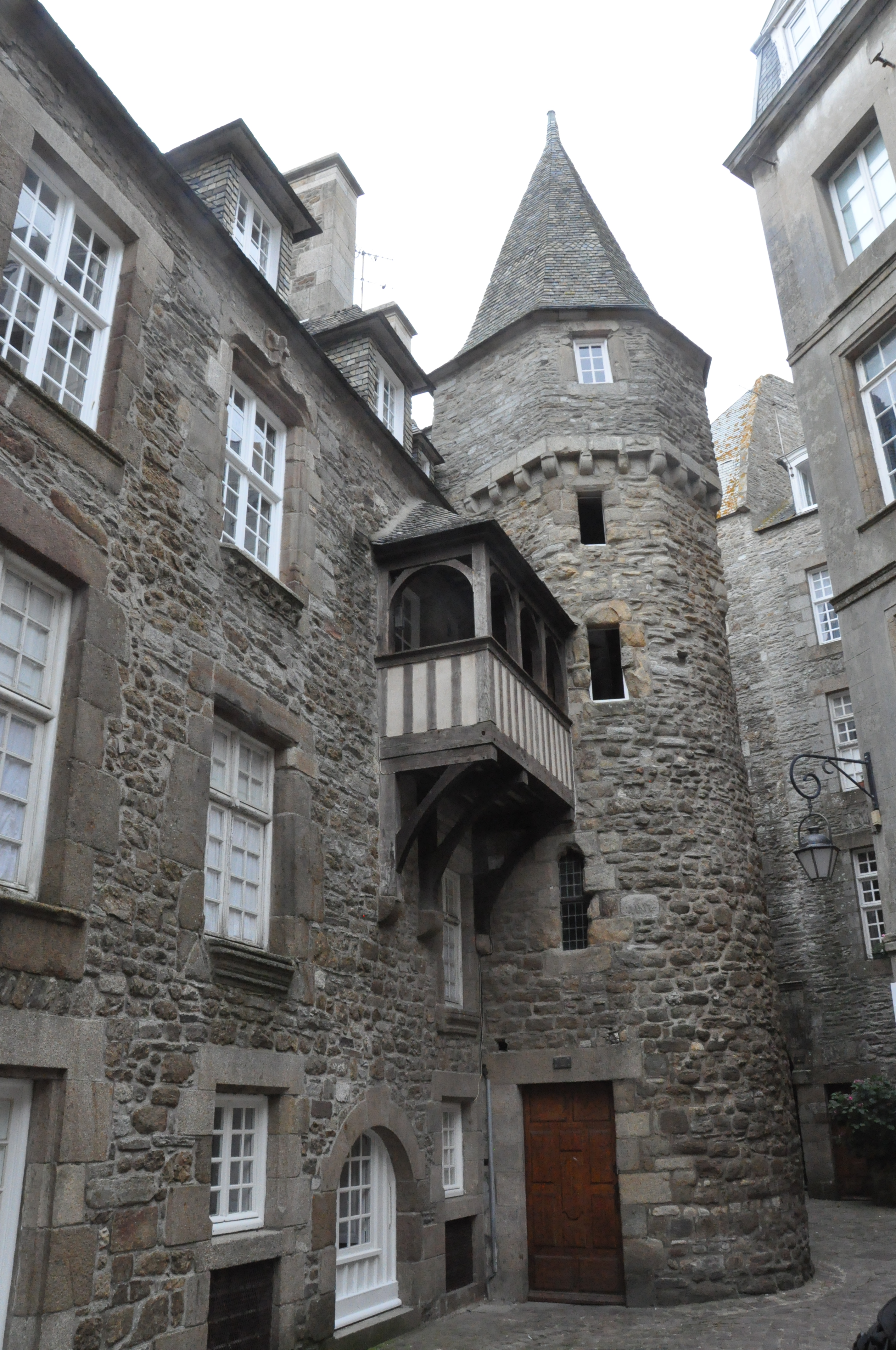 Façade de pierre en Bretagne